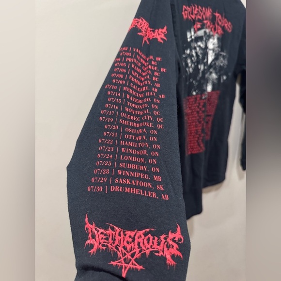 Detherous Thrash Heavy Metal Concert T-Shirt - Picture 5 of 9